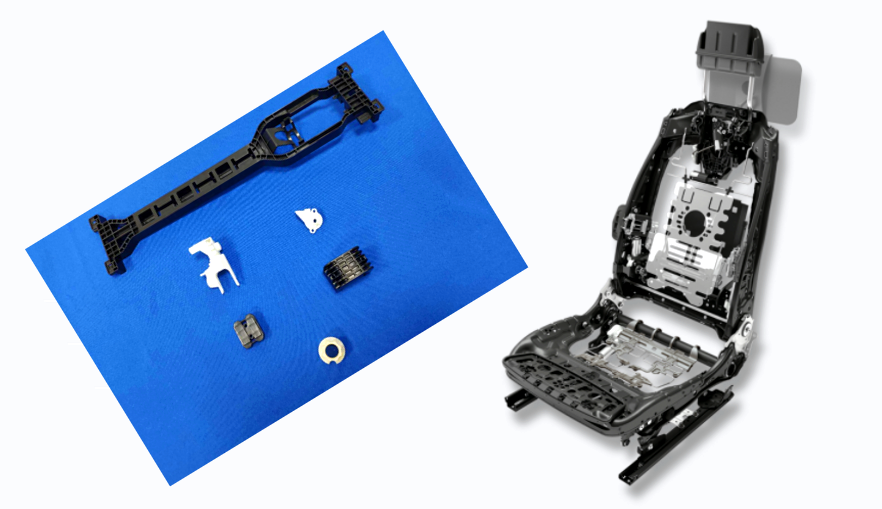 Plastic Injection Molded “Slide Rail Bracket”