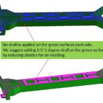 plastic injection molding draft angle