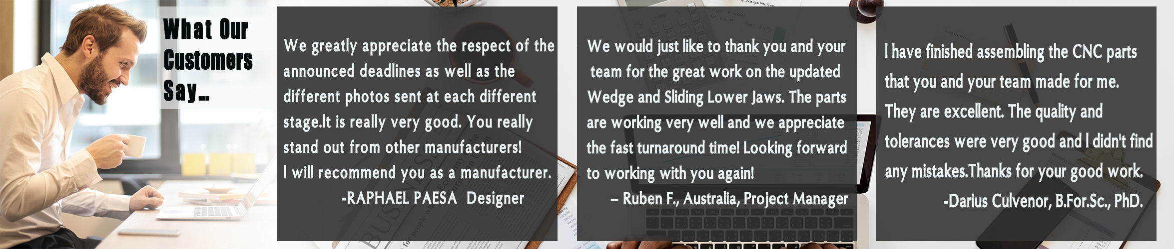 Injection Molding customer comment-Danke Mold